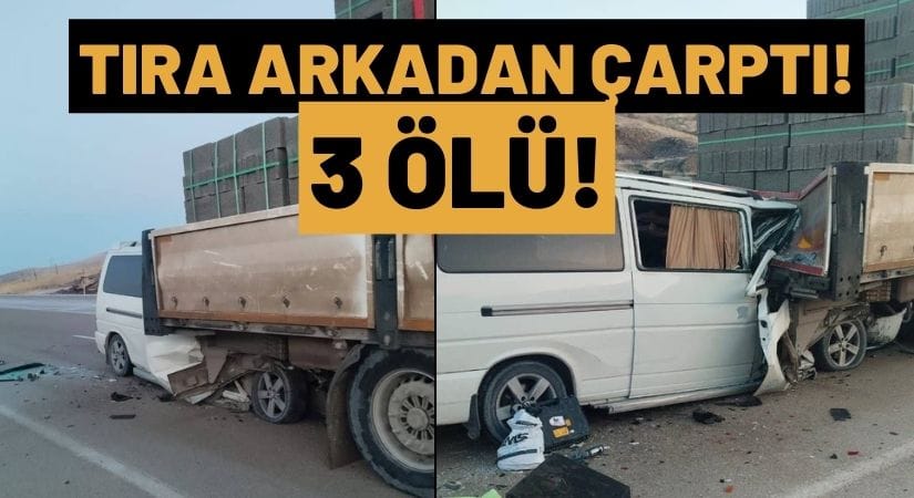 Malatya-Akçadağ yolunda can pazarı: 3 kişi yaşamını yitirdi