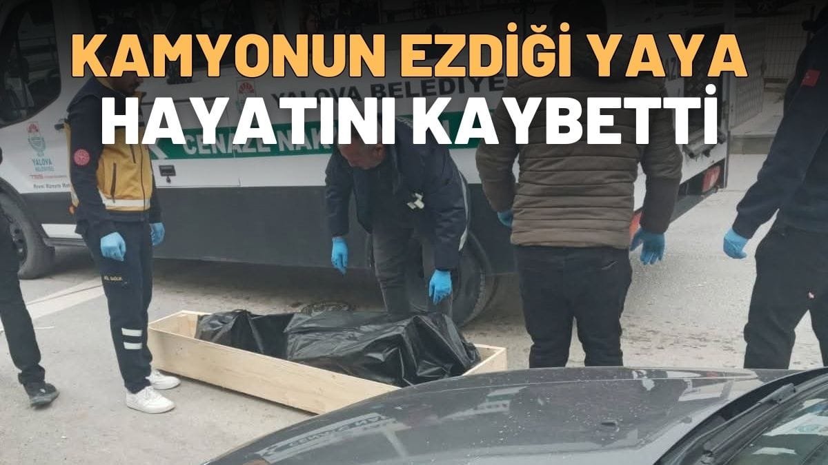 FECİ KAZA: Kamyonun Ezdiği Yaya Olay Yerinde Hayatını Kaybetti!
