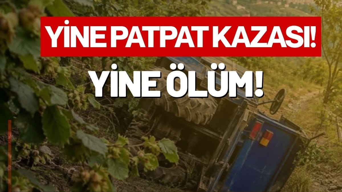 BİR PATPAT KAZASI DAHA: İSTANBUL’DAN FINDIK İÇİN GELMİŞTİ, YAŞAMINI YİTİRDİ