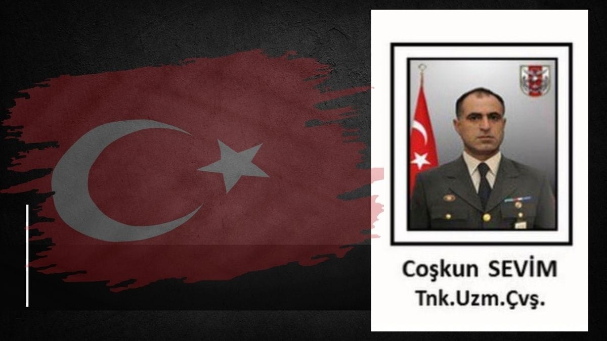 Zeytin Dalı Harekât Bölgesi’nden Acı Haber: Tank Uzman Çavuş Coşkun Sevim Şehit Oldu